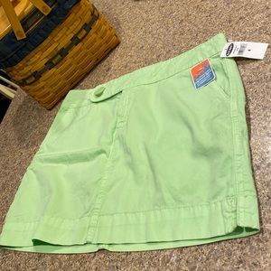 NWT Old Navy Green Cotton Skirt 6